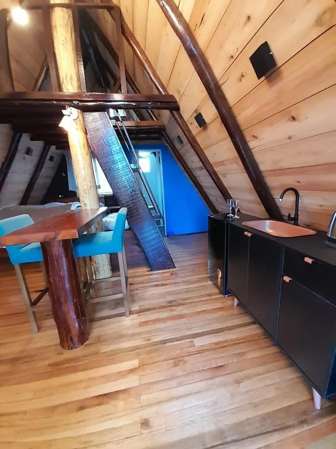 Chale A-Frame Da Fazenda Vila Bom Jardim da Serra Alojamento de Turismo Selvagem